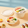 Biodegradable Round Tableware Compostable Corn Starch Disposable Bowl Factory
